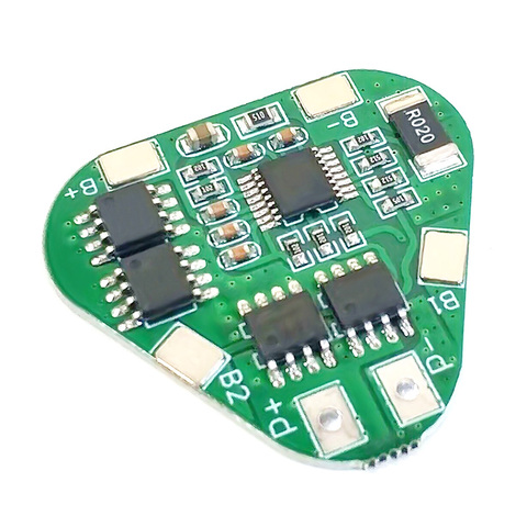 Carte de protection de la batterie au lithium de 3S 12V 18650, protecteur de surcharge et sur-décharge 8A, 3 cellules Pack Li-ion BMS PCM PCB, 11,1 V; 12,6 V, ► Photo 1/3