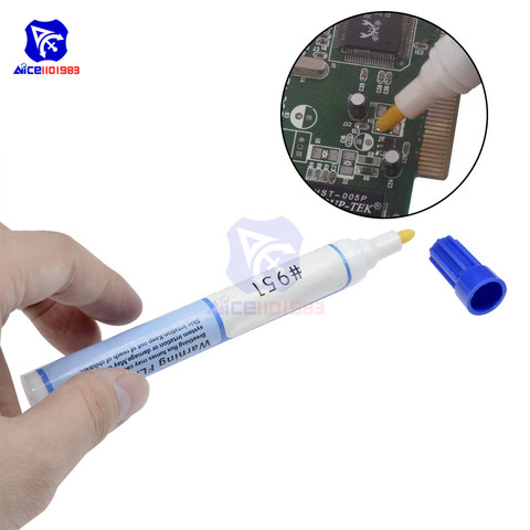 Diymore – stylo à souder 951 à faible teneur en solides, stylo à Flux de colophane Non propre, 10ml pour bricolage, soudure de cellules solaires, FPC/PCB, retouche cms ► Photo 1/6
