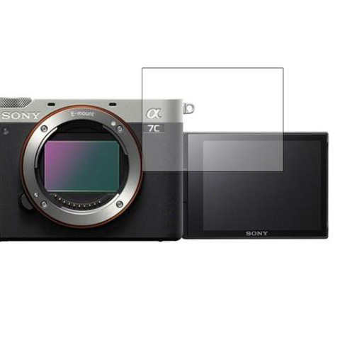 Couvercle de Protection en verre trempé pour Sony Alpha 7C ILCE-7CL A7C A7CL caméra écran d'affichage à cristaux liquides Protection de Film protecteur ► Photo 1/3