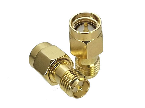 Connecteur adaptateur Coaxial RF SMA mâle vers fiche femelle RP-SMA, 1 pièce ► Photo 1/3