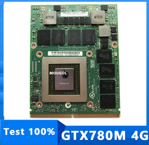 Carte graphique vidéo GTX780M, Vga, 4 go, 780 MXM, pour Dell Alienware M17X R5 R4 M18X R2 R3 R4 DDR5 ► Photo 1/2