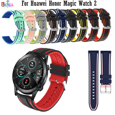 Bracelet de rechange de 22mm de largeur, pour Huawei Honor Magic watch 2 46mm / Amazfit Stratos 3 ► Photo 1/6