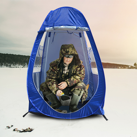 Ultra-léger hiver pêche tente Portable unique Pop Up automatique tente imperméable UV extérieur randonnée plage Camping tente voyage Yard ► Photo 1/6
