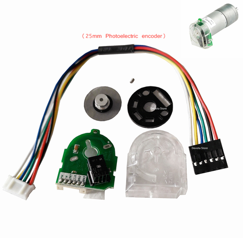 Codeur incrémental 1000CPR, 25/37mm, haute précision, codeur de moteur photoélectrique/Hall 16CPR bricolage de vitesse x protection ► Photo 1/6
