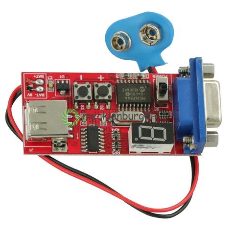 Testeur d'affichage à cristaux liquides de générateur de Signal de VGA 15 sortie de Signal affichage de double LED d'alimentation de batterie d'usb numérique avec le câble de connecteur ► Photo 1/4