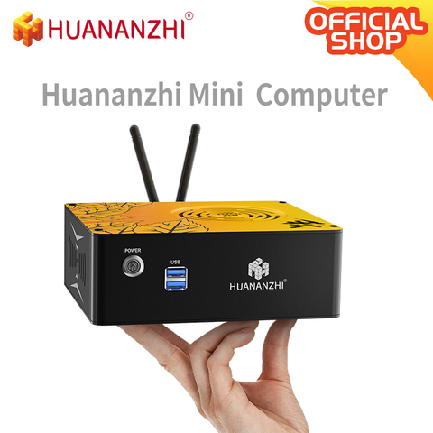 HUANAZHI 1080P Mini PC i3 i5 Intel CORE CPU 4GB 8GB RAM 128 256 GB ROM Windows 10 ordinateur de bureau HDMI-Compatible VGA ► Photo 1/5