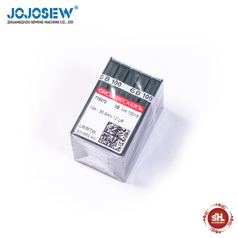 Jojohw – aiguilles de marque 134-35SAN 12LR pour machine à coudre industrielle, 100 pièces/lot, 120/19 775072 ► Photo 1/6