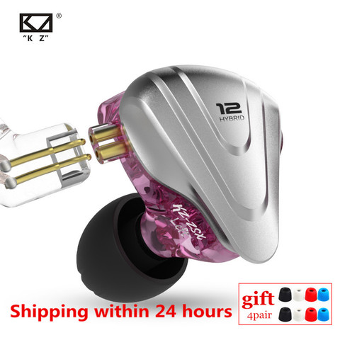 KZ ZSX 1DD + 5BA Terminator hybride écouteurs intra-auriculaires HIFI métal casque musique Sport écouteur ZS10 PRO AS12 AS16 ZSN PRO V80 X6 DMS ► Photo 1/6