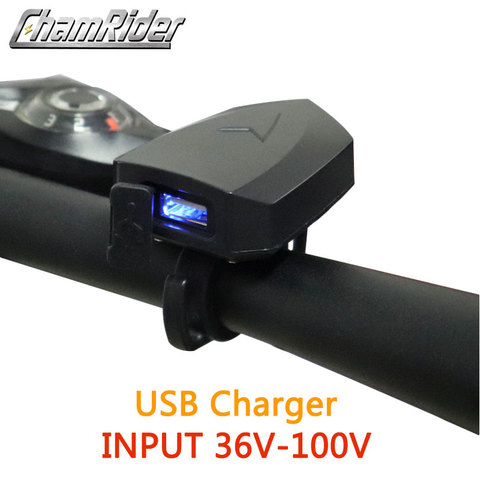 Guidon de vélo électrique Ebike Port USB 5V entrée de chargeur 36V 48V 72 V-100 V sortie 5V 2A ► Photo 1/6