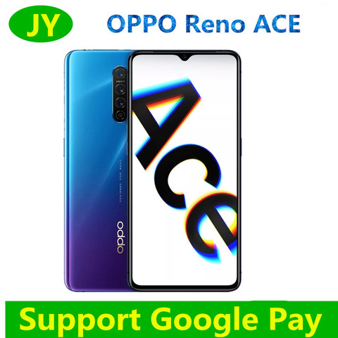 Nouveau téléphone portable Oppo Reno Ace 4G LTE Snapdragon 855 Plus écran 90HZ AMOLED 8G RAM 128G ROM 65W Super VOOC téléphone intelligent ► Photo 1/3