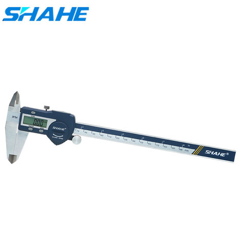 IP54 SHAHE numérique LCD étrier règle numérique 0-200mm 0.01 acier inoxydable Vernier étriers outils de mesure ► Photo 1/6