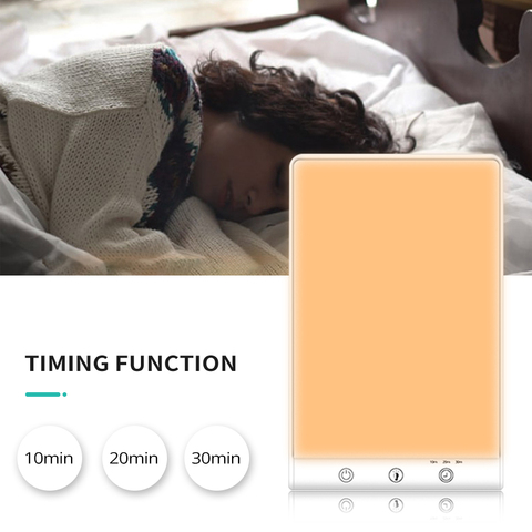 Lumière de nuit 12000 lux Anti-dépression, lampe de santé, lumière solaire bionique, lifting de humeur triste, photothérapie bionique ► Photo 1/6
