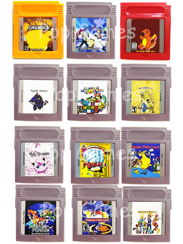 Carte de Trading TPP, cartouche de mémoire, couleur rouge, Thunder, jaune, Super PikaLand Team Rocket, pour Console de jeu vidéo 16 bits ► Photo 1/1