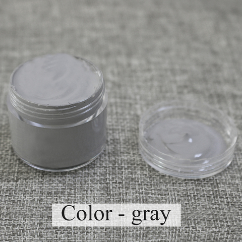 Peinture cuir chaussure crème coloration en sac canapé siège auto Scratch 30ml couleur grise teinture cuir réparation restauration changement de couleur peinture ► Photo 1/6