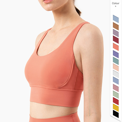 Vnazvnasi – soutien-gorge de sport en Nylon et Spandex, respirant, croisé dans le dos, vêtements de sport en plein air pour femmes, nouvelle couleur ► Photo 1/6