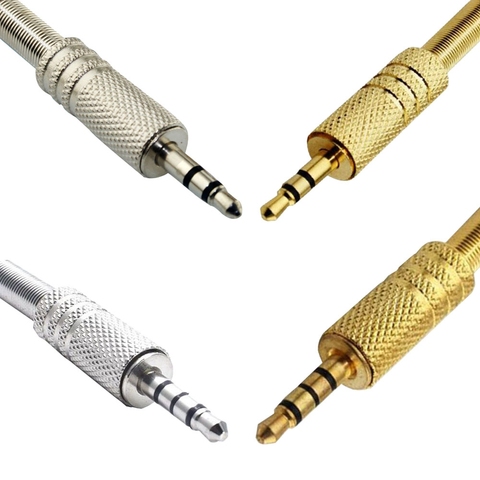 Connecteur Jack Audio mâle pour écouteurs, 4 ou 3 pôles, 3.5mm, 4 pièces ► Photo 1/6