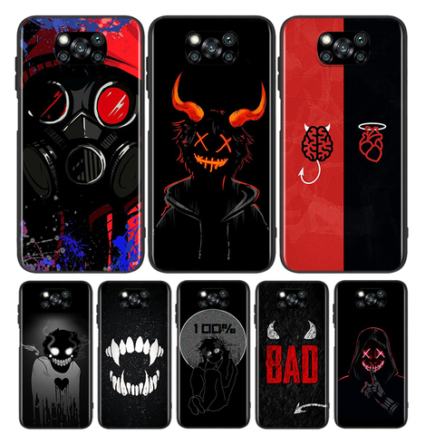 Coque de téléphone avec Anime Devil Bad Boy pour Xiaomi, compatible Poco X3, NFC, M2, X2, F2, C3, M3, Pocophone F1 Pro, Mi Play, Mix 3, A2, A1, 6, 5 lite ► Photo 1/1