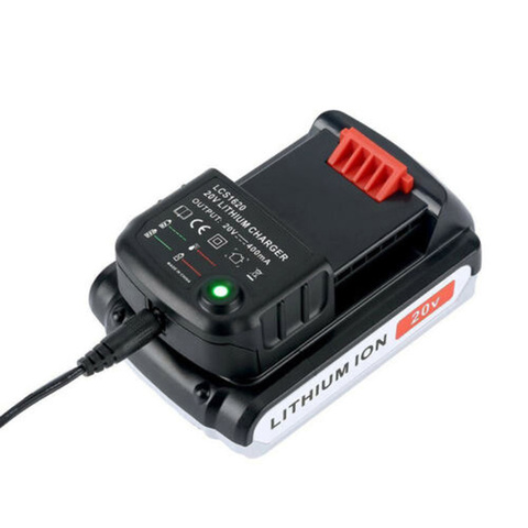 LCS1620 chargeur de batterie au Lithium pour BLACK & DECKER chargeur de batterie rechargeable 20V pour LBXR20 LB20 LBX20 LBX4020 LB2X4020 partie ► Photo 1/6