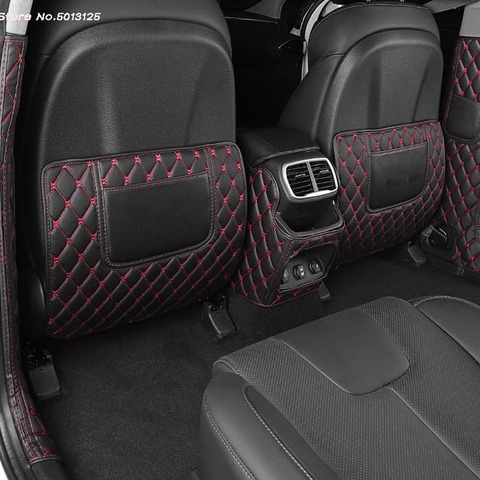 Siège arrière de voiture coussin Anti-coup de pied sièges arrière couverture accoudoir arrière tapis de Protection pour Hyundai Santa Fe 2022 accessoires de voiture ► Photo 1/5