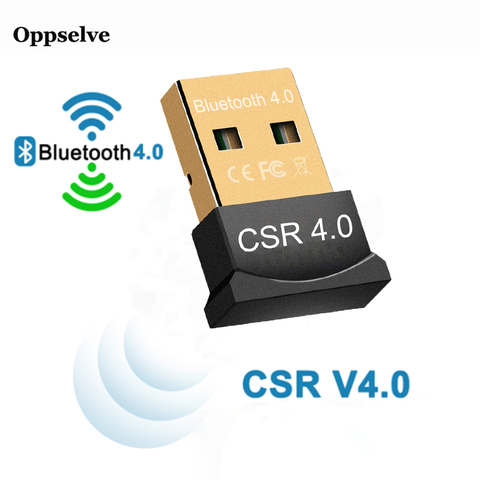 Oppselve – Mini adaptateur Bluetooth sans fil Bluetooth 4.0, double Mode, pilote Dongle pour ordinateur PC portable V4.0, adaptateur dent bleue ► Photo 1/6