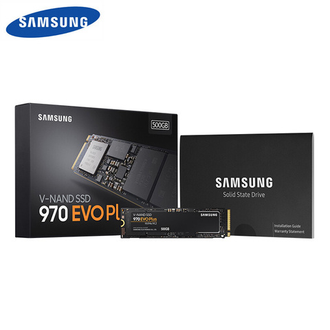 Samsung SSD, M.2, PCIe TLC, 970x4, NVMe, 250, capacité de 2280 go, 500 go, 1 to, pour ordinateur portable, Samsung, 3.0 EVO Plus, NVMe, 1.3 ► Photo 1/6