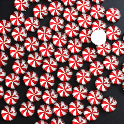 De 8mm à 25mm spirale fleur sucette moulin à vent motif rond verre Cabochon Flatback Photo plateau de Base accessoires de bricolage vierges ► Photo 1/1