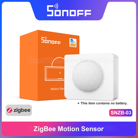 SONOFF Zigbee SNZB-03-capteur de mouvement ZigBee dispositif intelligent pratique détecter l'alarme de déclenchement de mouvement fonctionne avec ZBBridge via l'application eWeLink ► Photo 1/6
