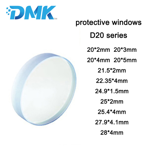 D20 série fibre Laser lentille de protection fenêtres verre 21.5*2/22.35*4/24.9*1.5 pour couper tête pistolet de soudage ► Photo 1/6