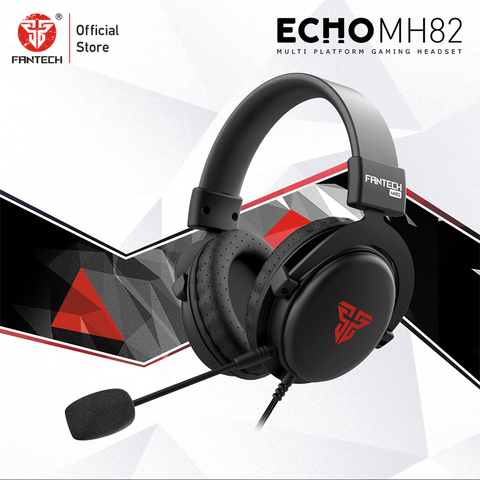 FANTECH MH82 3.5MM prise casque de jeu filaire PC stéréo écouteurs casque avec Microphone pour Profession Gamer FPS jeu ► Photo 1/6