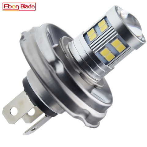 Ampoule de phare LED 24smd 6V 12V 10-30V, phare avant blanc pour moto, Scooter, ATV, P45t R2/2428, 1 pièce ► Photo 1/6