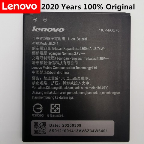 Batterie pour lenovo K3 242 K30-W A6000 A3860 A3580 A3900 A6010 A6010 Plus, BL K30-T BL242 ► Photo 1/6