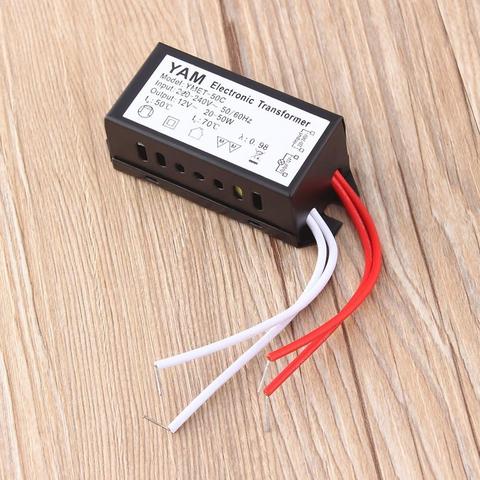 AC 220V à 12V 20-50W LED Éclairage Électronique Transformateur de Lampe Halogène Transformateur Électronique LED L'alimentation d'énergie de Conducteur ► Photo 1/6