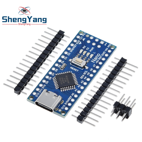 Type-c/Micro USB CH340 Nano 3.0 ATmega328P carte contrôleur Compatible pour Arduino Nano CH340 pilote USB Nano V3.0 ATmega328 ► Photo 1/6