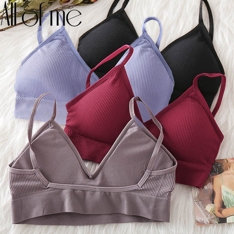 Femmes Invisible soutien-gorge débardeur hauts sans couture Bralette Push Up brassière Sexy sous-vêtements Stretch femme Lingerie intime dos nu soutiens-gorge ► Photo 1/6