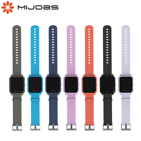 Pour Bracelet Amazfit GTS pour Bracelet en Silicone Amazfit Bip pour Huami Amazfit GTR Bracelet Correa bracelets accessoires 20mm ► Photo 1/6