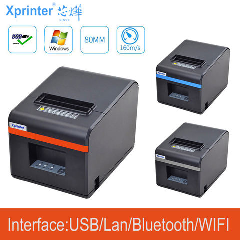 Nouvelle imprimante de position d'imprimante de reçu thermique de coupeur automatique de 80mm avec le port d'usb/Ethernet /USB + Bluetooth ► Photo 1/5