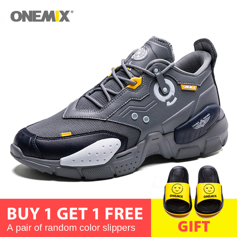 ONEMIX – chaussures de Sport pour hommes, baskets Super technologie, tendance, amortissantes, baskets d'athlétisme, décontractées, Jogging ► Photo 1/6