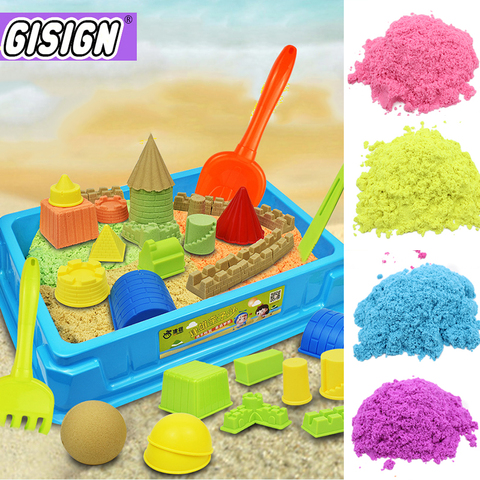 Jouet de sable magique pour enfants, argile douce visqueuse, fournitures éducatives, espace coloré, anti-stress, 100g ► Photo 1/6