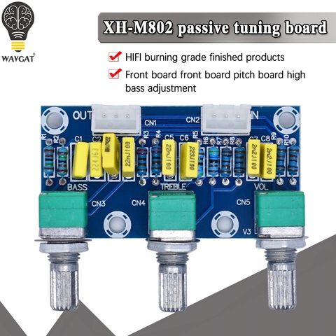 XH-M802 amplificateur carte haute et basse tension mélangeur tonalité carte contrôle du Volume Subwoofer PCB réglage Amplificador ► Photo 1/6