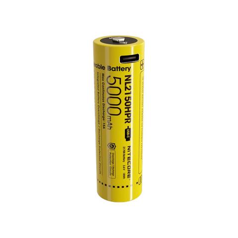 NITECORE NL2150HPR haute vidange Li-ion USB-C Rechargeable 21700 batterie ► Photo 1/3