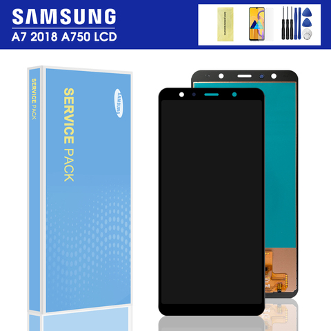 Ensemble écran tactile lcd de remplacement, pour Samsung Galaxy A7 100% 2022 A750FN A750G A750F, SM-A750F testé ► Photo 1/6