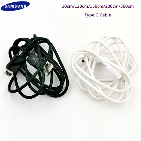 Original 0.2/1.2/1.5/2/3M Type C câble USB 3.1 fil de données de charge rapide pour Samsung Galaxy S20 Plus A30 A50 A70 S A31 A41 A51 A71 ► Photo 1/6