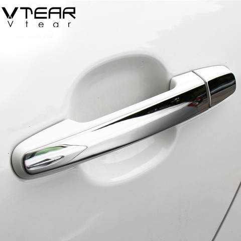 Vcry-couverture de poignée de porte pour Toyota Corolla, garniture de porte en acier inoxydable de style automobile, accessoires de décoration 09-13 ► Photo 1/6