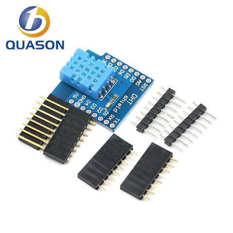 Bouclier DHT pour WEMOS D1 mini ESP32 MINI DHT11 capteur de température et d'humidité numérique à bus unique capteur de température wifi ► Photo 1/5