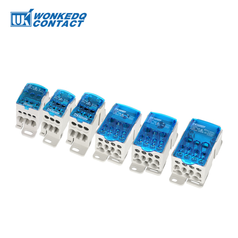 Borniers Din-boîte de jonction de connecteurs de fils électriques universels UKK ► Photo 1/6