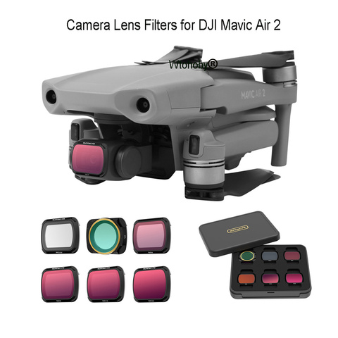 Ensemble de filtres professionnels pour Drone DJI Mavic Air 2 MCUV CPL NDPL ND 4 8 16 32 filtre d'objectif de caméra pour DJI Mavic Air 2 accessoires ► Photo 1/6