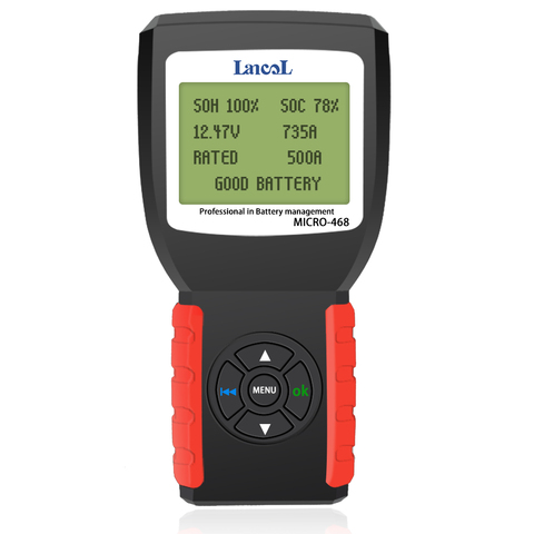 Lancol-analyseur de batterie Portable pour voiture, Portable, 12V, numérique Automobile, CCA, testeur de batterie Automobile, outil de test de batterie ► Photo 1/5