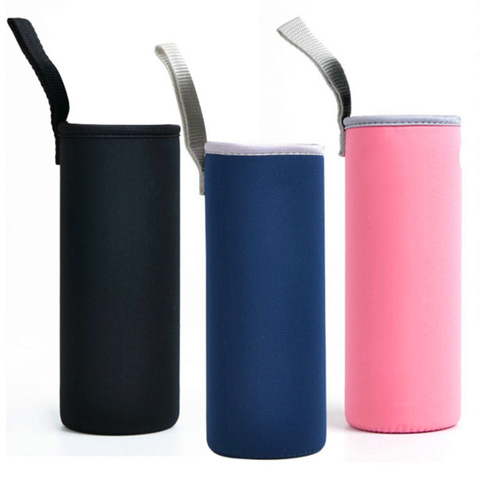 Portable Sport bouteille d'eau couverture garder au chaud néoprène isolant bouteille manchon isolation sac étui Thermos Anti-échaudage tasse poche ► Photo 1/6