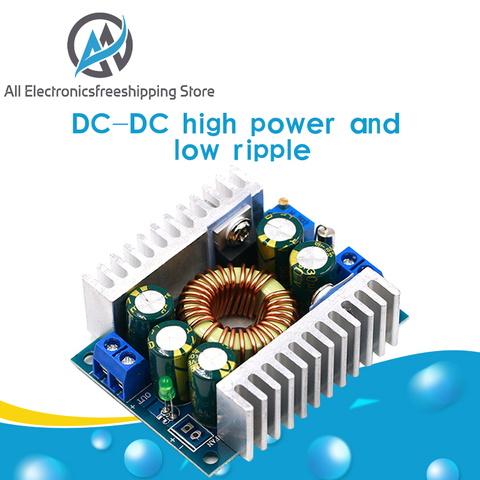 DC-DC haute puissance faible ondulation 12A Module abaisseur réglable 95% Module d'alimentation de voiture efficace ► Photo 1/6