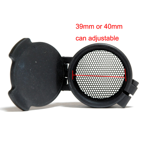 Tactique KillFlash lentille couvercle capuchon 40mm MRO rouge point vue optique portée avant lentille métal maille Protection couverture chasse accessoire ► Photo 1/1